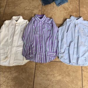 Ralph Lauren boys dress shirts size 7